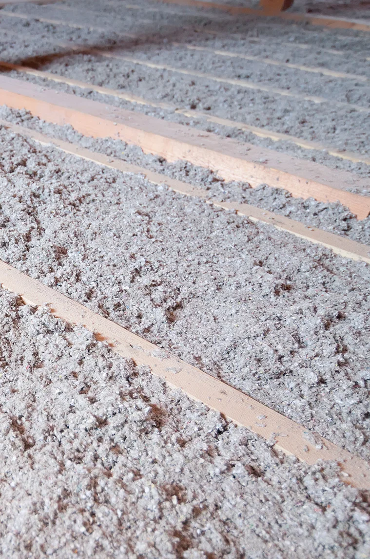 Blown-in Insulation Process